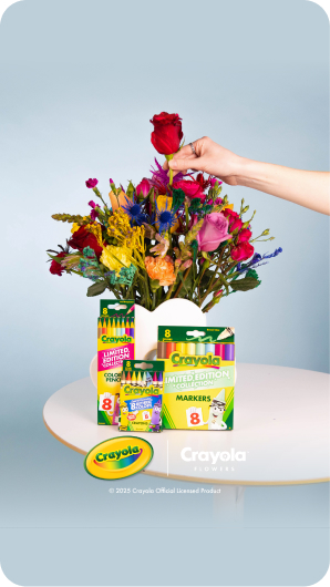 CRAYOLA FLOWERS